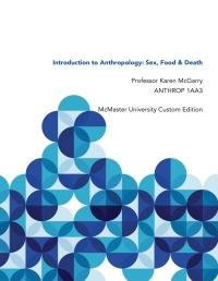 Introduction to Anthropology Custom edition for McMaster University - Image pdf with ocr